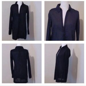 💙🌺Express Black Tunic